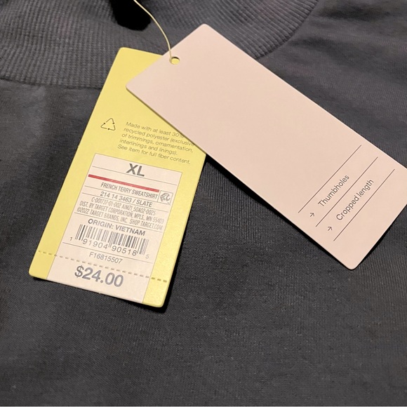 NWT All in Motion Woman’s Cropped Sweater - Picture 5 of 8